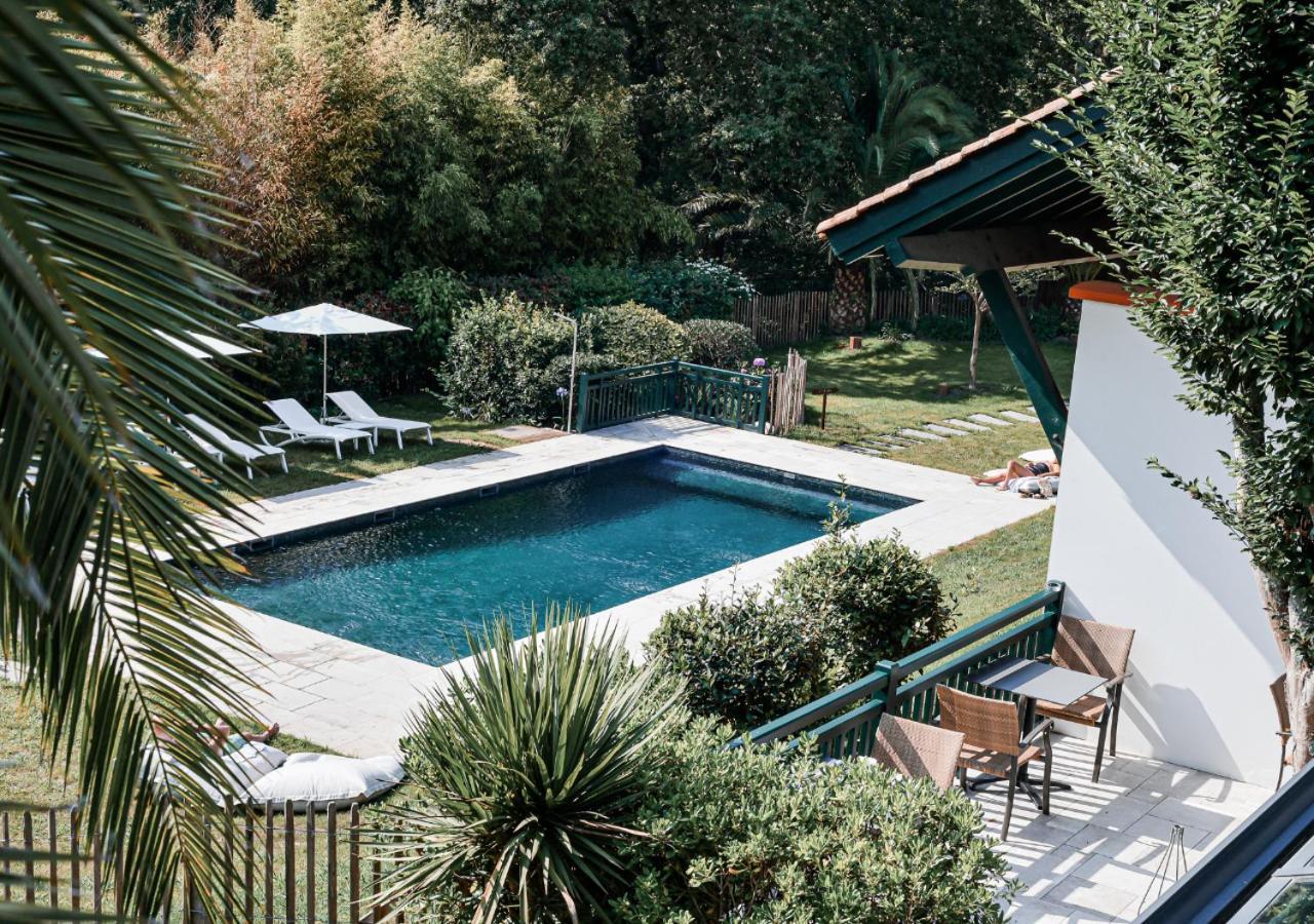 Hotel Les Freres Ibarboure Bidart Exterior foto